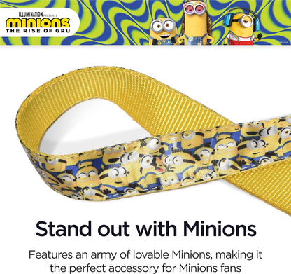 Dog Leash, 4Ft (48In) Blue and Yellow More than a Minion| Gifts for  Fans and Their Pets | Officially Licensed Pet Product from Universal Studios| Gifts for  Fans and Their Pets