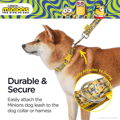 Dog Leash, 4Ft (48In) Blue and Yellow More than a Minion| Gifts for  Fans and Their Pets | Officially Licensed Pet Product from Universal Studios| Gifts for  Fans and Their Pets
