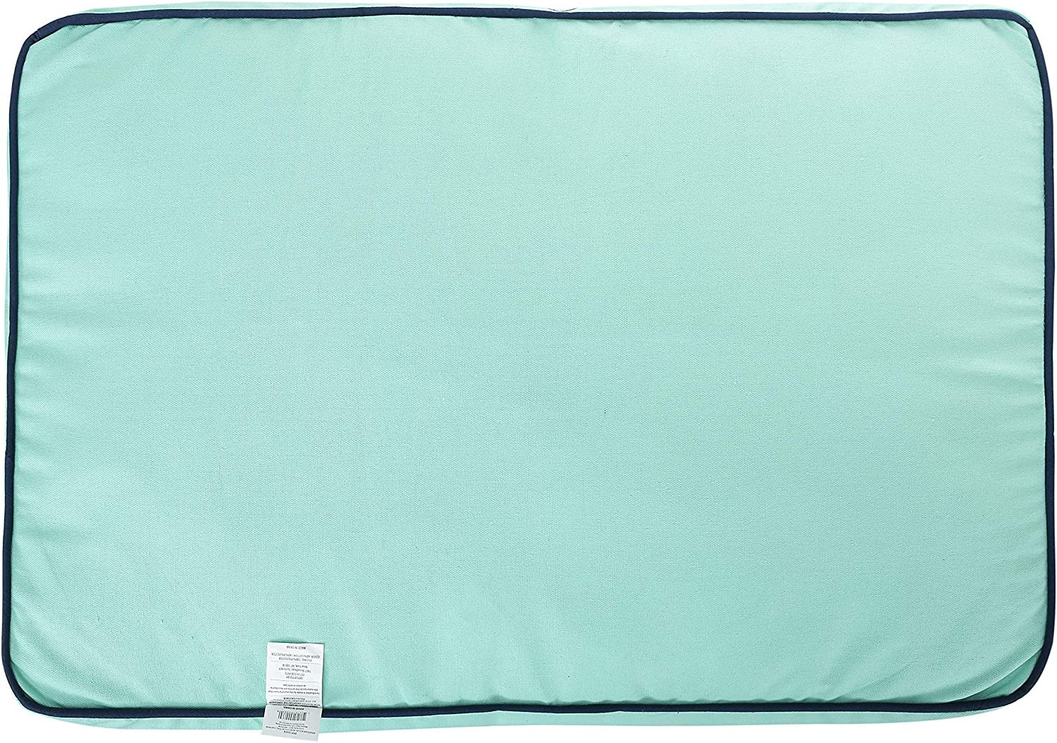 Now House for Pets Teal Chevron Cushion Dog Bed, Medium, 30.0"L X 20.0"W X 5.0"Th, Cotton/Poly Blend, Removable Cover, Machine Washable